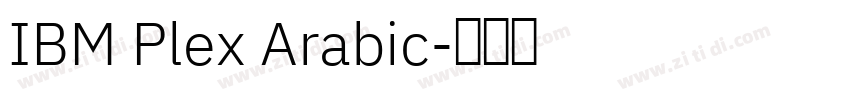 IBM Plex Arabic字体转换